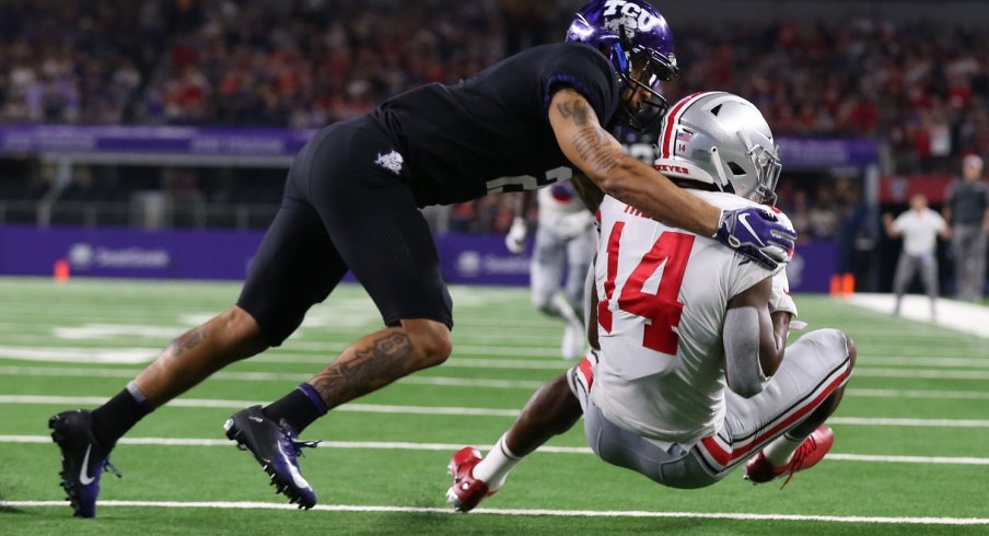 K.J. Hill had a big game out of the slot for Ohio State in its 40-28 win over TCU