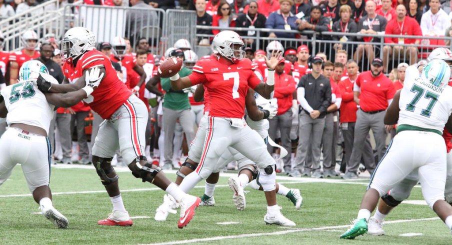 Dwayne Haskins had another big day in limited snaps against the overmatched Green Wave