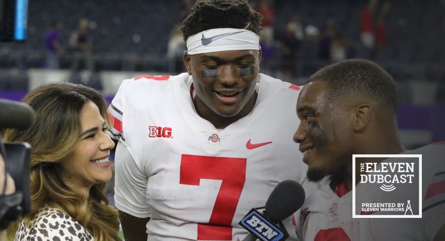 Ohio State players Dwayne Haskins and J.K. Dobbins