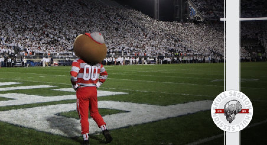 Brutus enjoys the win.