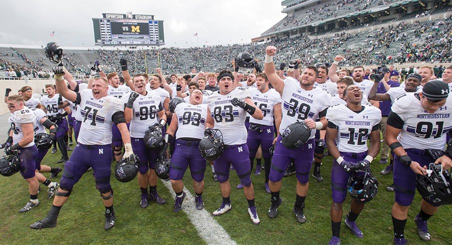 Northwestern put a damper on Michigan State's homecoming festivities. 