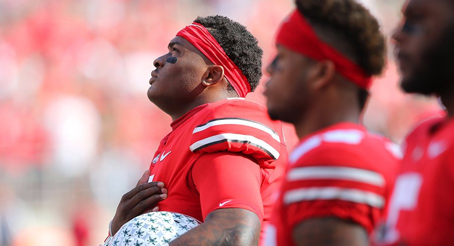 Dwayne Haskins, gathering strength before reading your tweets