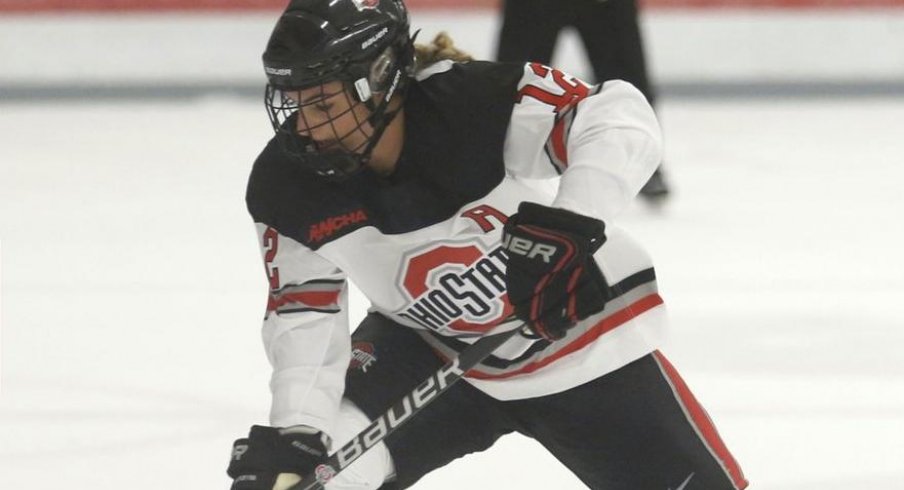 Ohio State's Maddy Field scored the game winning goal for the Buckeyes in their series finale against Minnesota State.