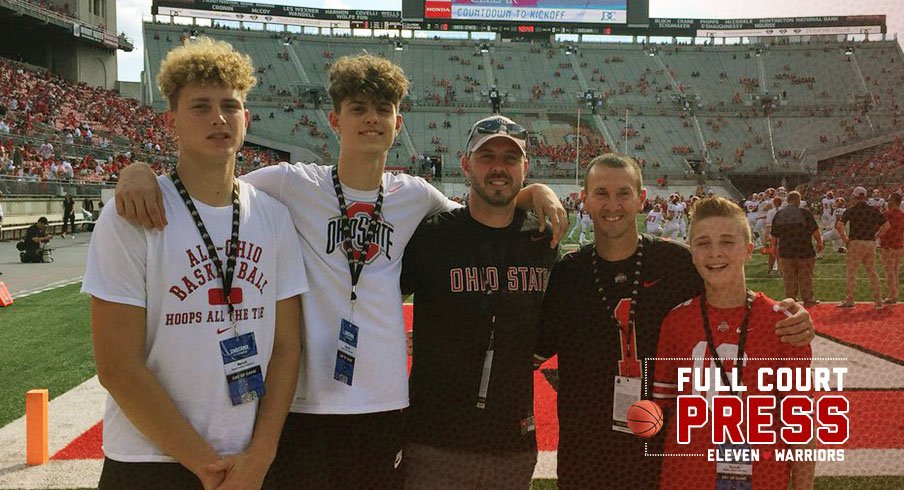 Kalen Etzler (second from the left) and his family