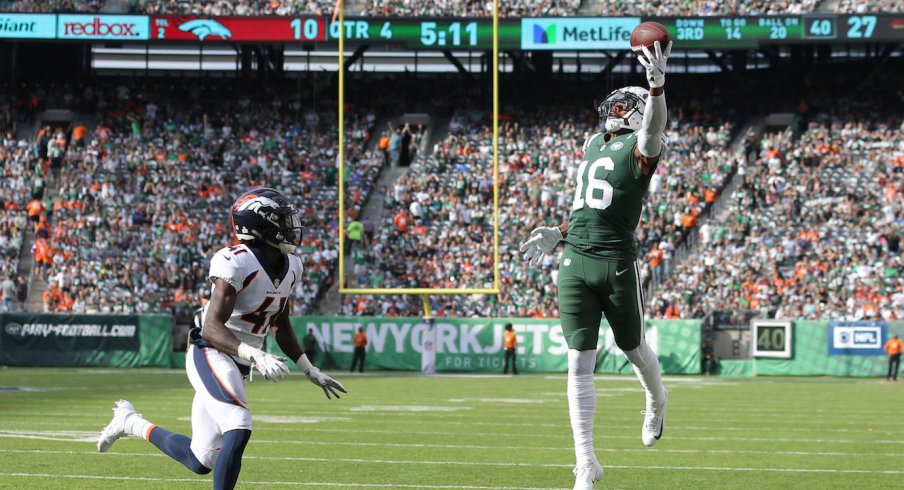 Terrelle Pryor with a one-handed catch against the Broncos