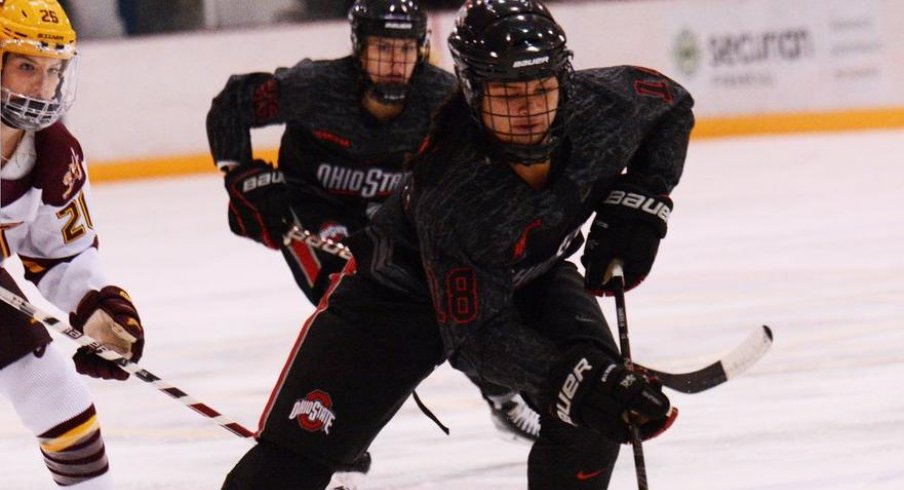 Freshman Sophie Jaques scored her first career goal in Ohio State's win over Minnesota.