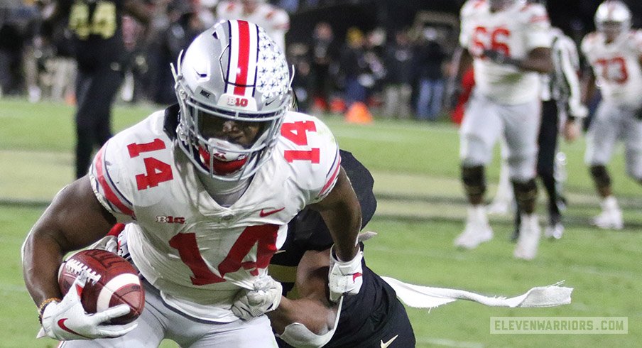 K.J. Hill and the Buckeyes have to figure out a red zone attack.