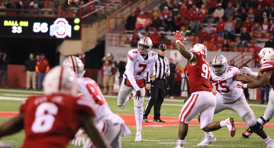 Dwayne Haskins against Nebraska in 2017