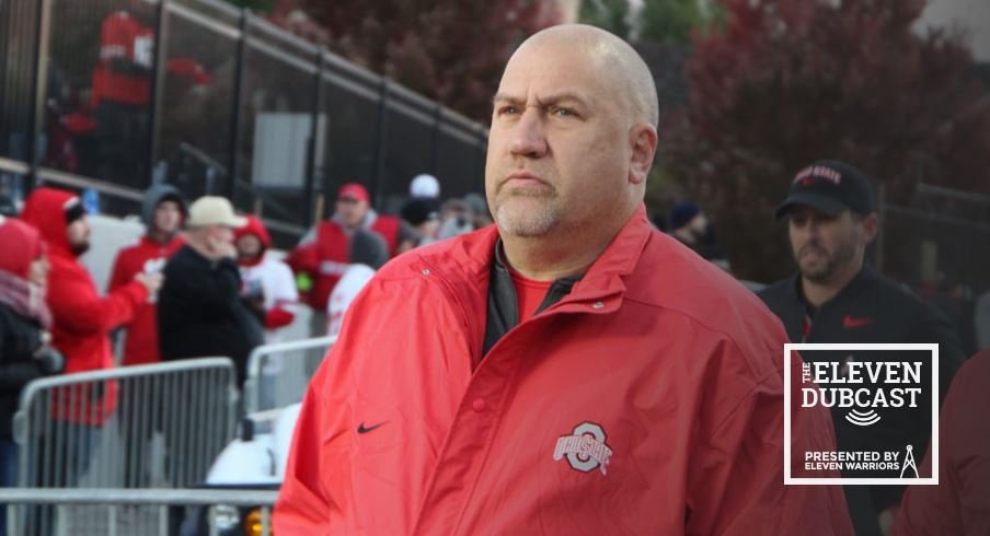 Ohio State offensive line coach Greg Studrawa