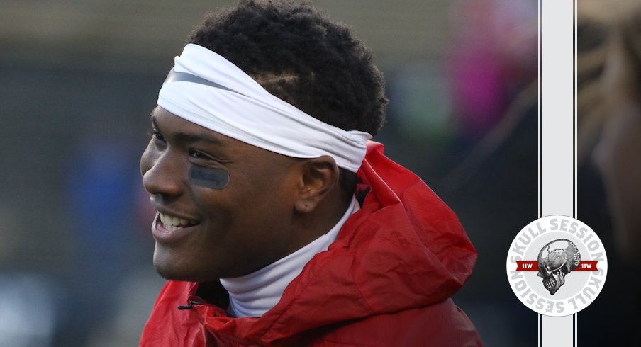 Dwayne Haskins is ready for today's Skull Session.