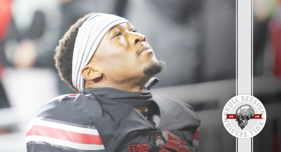 Johnnie Dixon looks icy in his black uniform in today's Skull Session.