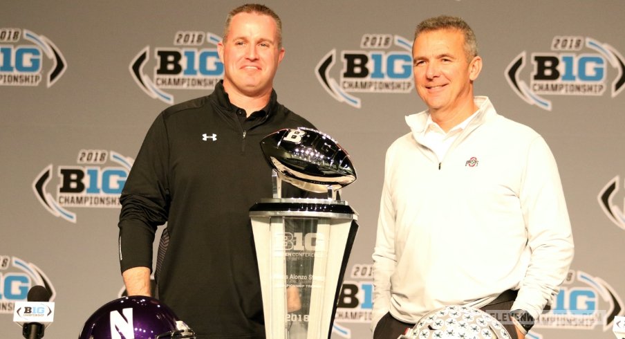 Pat Fitzgerald and Urban Meyer