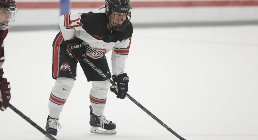 Emma Maltais and the women's hockey Buckeyes prepare to square off against St. Cloud State.