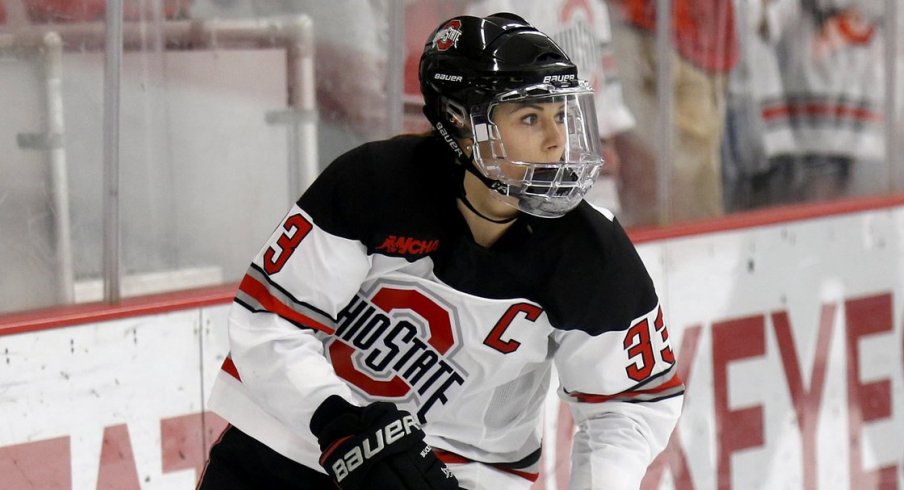Jincy Dunne-o-mite potted a pair of assists for Ohio State against St. Cloud State.