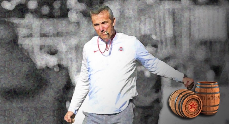 Nov 3, 2018; Columbus, OH, USA; Ohio State Buckeyes head coach Urban Meyer before the game against the Nebraska Cornhuskers at Ohio Stadium. Mandatory Credit: Joe Maiorana-USA TODAY Sports