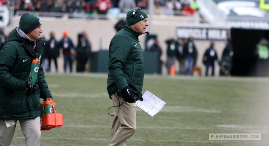 Michigan State coach Mark Dantonio