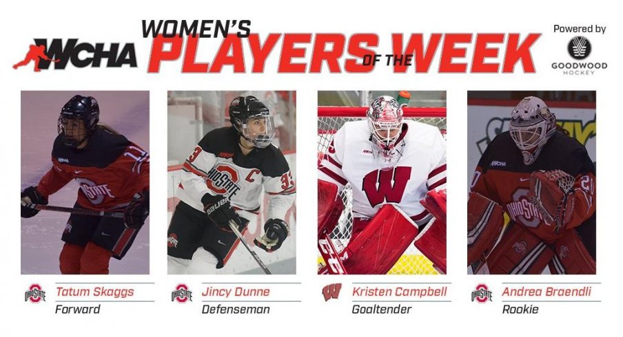 This week's WCHA awards are 75% Buckeye.