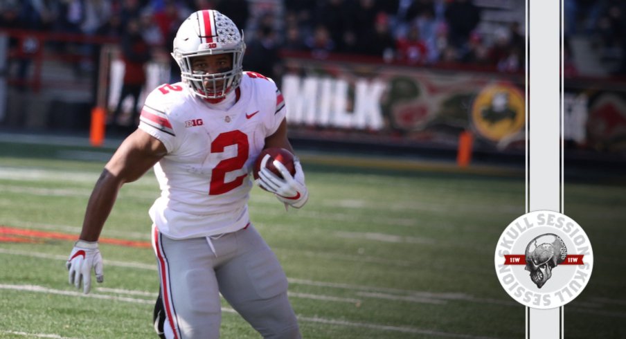 J.K. Dobbins is ready to do some running in today's Skull Session.