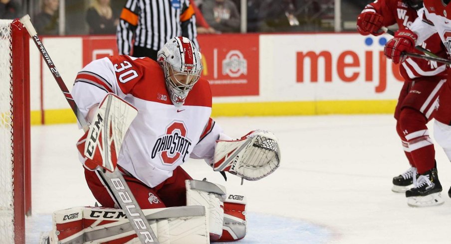 Sean Romeo leads all NCAA goaltenders in shutouts with three goose eggs in 2018-19.