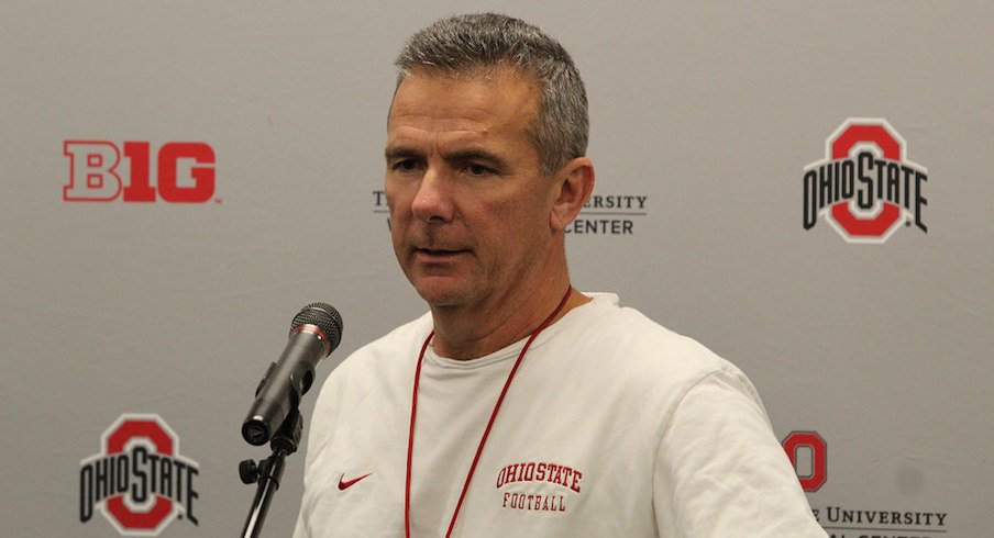 Urban Meyer talks about beating Michigan and stuff.