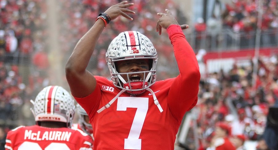 Dwayne Haskins win the silver football