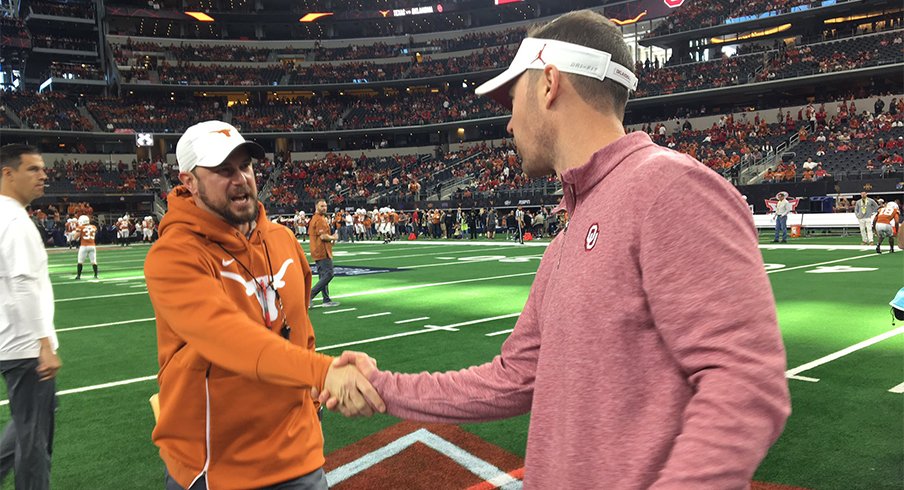 Tom Herman couldn't deliver against the Sooners in Arlington.