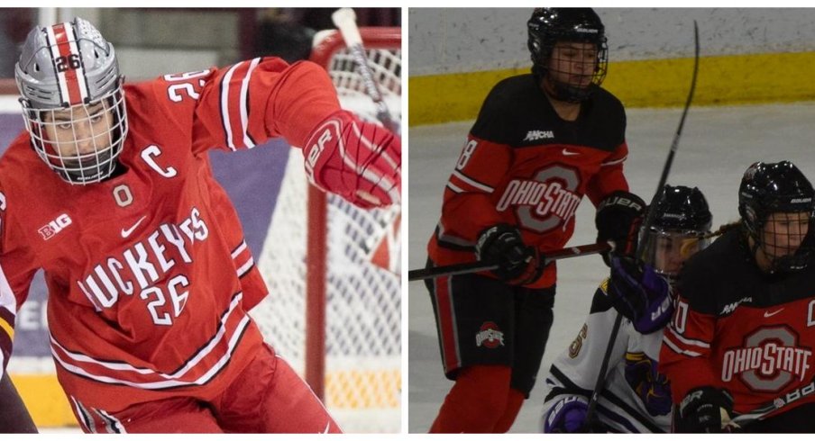 Mason Jobst, Sophie Jaques and their Buckeye hockey comrades teed off against their Minnesotan foes on Saturday. 