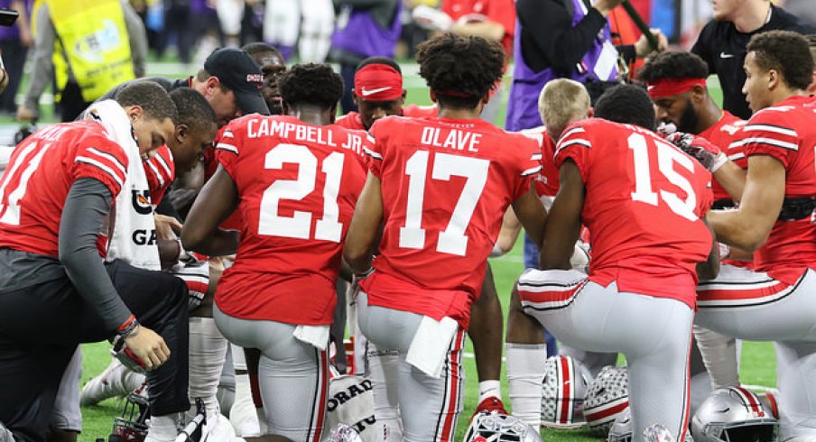 Ohio State is favored by four in the Rose Bowl against Washington.