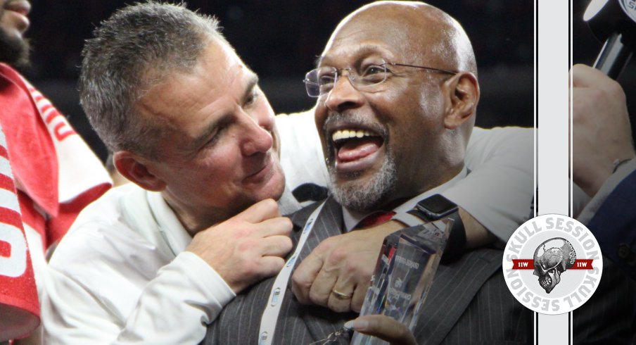 Archie Griffin and Urban Meyer seem delighted to win a Big Ten Championship in today's Skull Session.