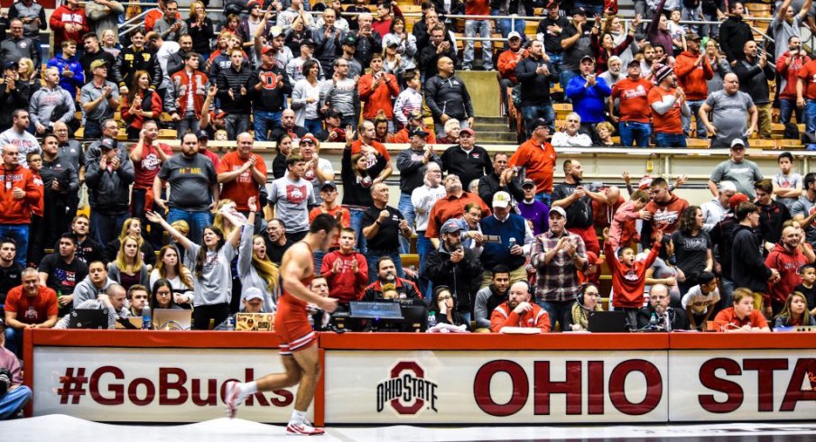 Ethan Smith brought the home crowd to its feet with an emphatic win over a Top 10 opponent.