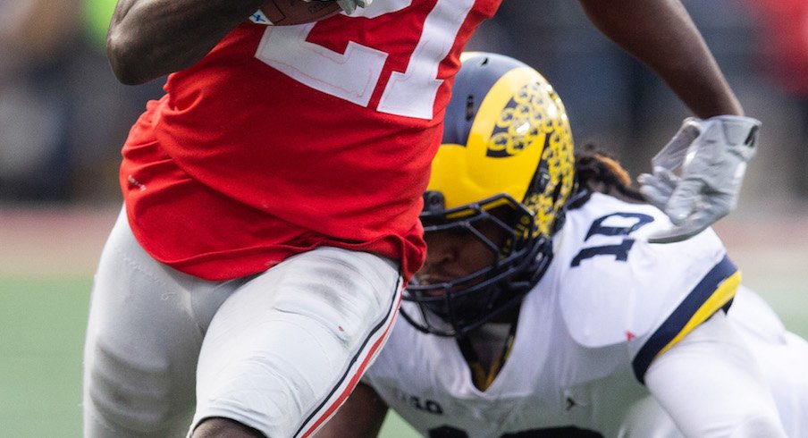 Devin Bush is leaving to the NFL without a win against Ohio State.