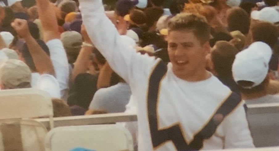 Former Washington cheerleader Ryan Day at the 2001 Rose Bowl