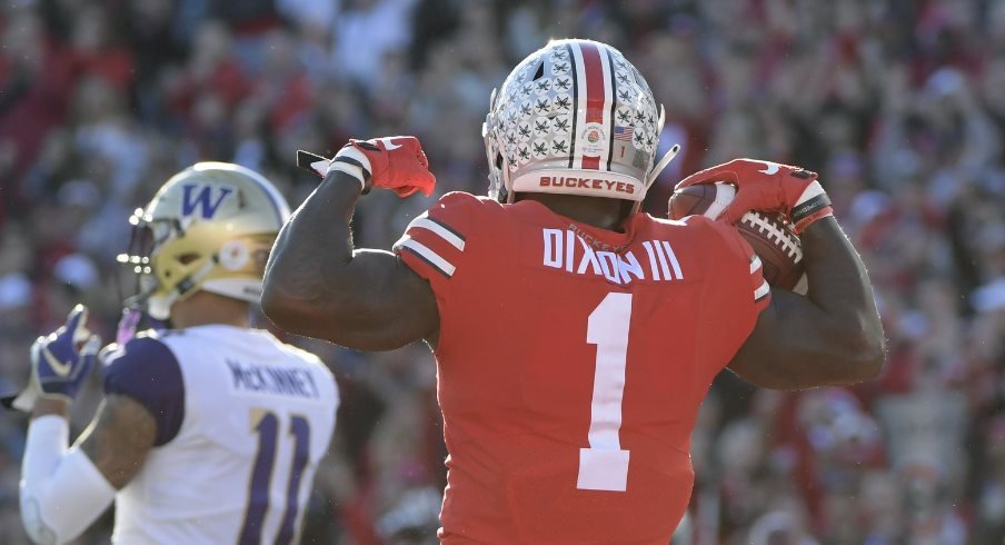 Ohio State wideout Johnnie Dixon