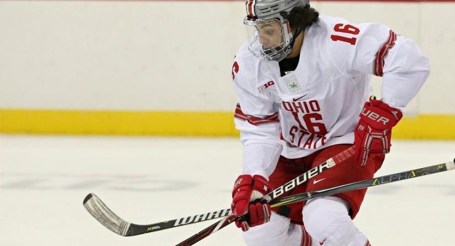 Freshman Quinn Preston recorded his first multi-point game as a Buckeye in a 7-7 tie at Michigan State.