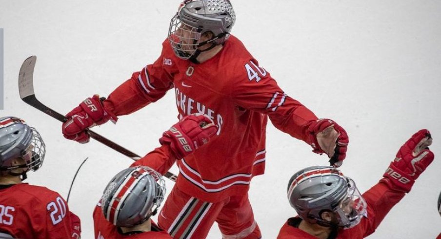 Ronnie Hein netted the game winning goal in the Buckeyes' 6-0 win over Michigan State.