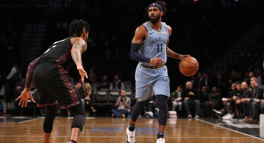 Mike Conley Jr. and D'Angelo Russell