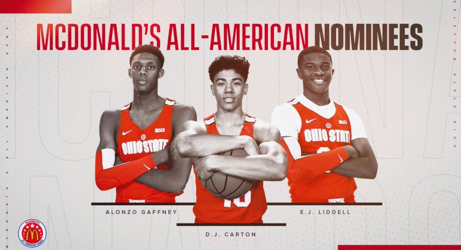 Alonzo Gaffney, D.J. Carton, and E.J. Liddell have been nominated for the McDonald's All-American game.