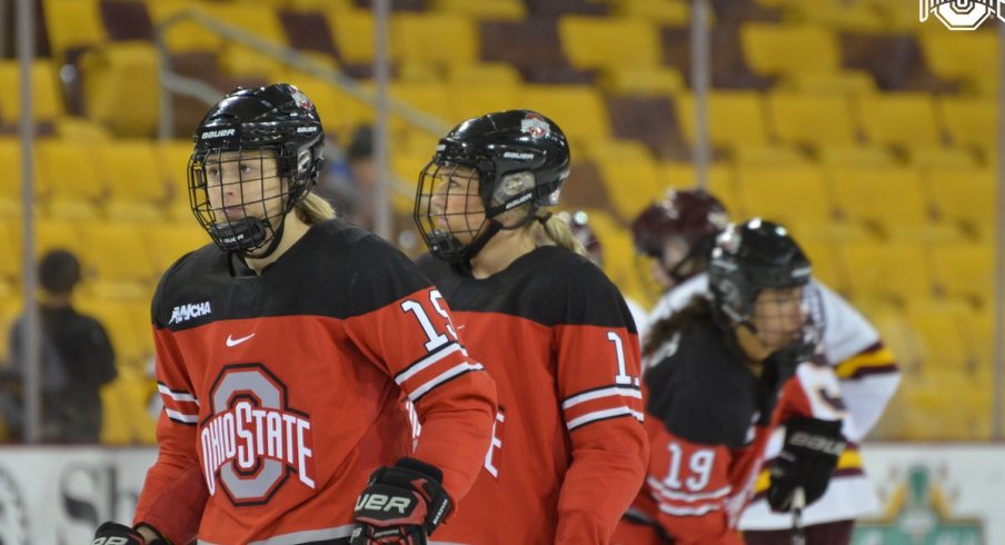 The women's hockey Buckeyes look to rebound at home against No. 2 Minnesota.