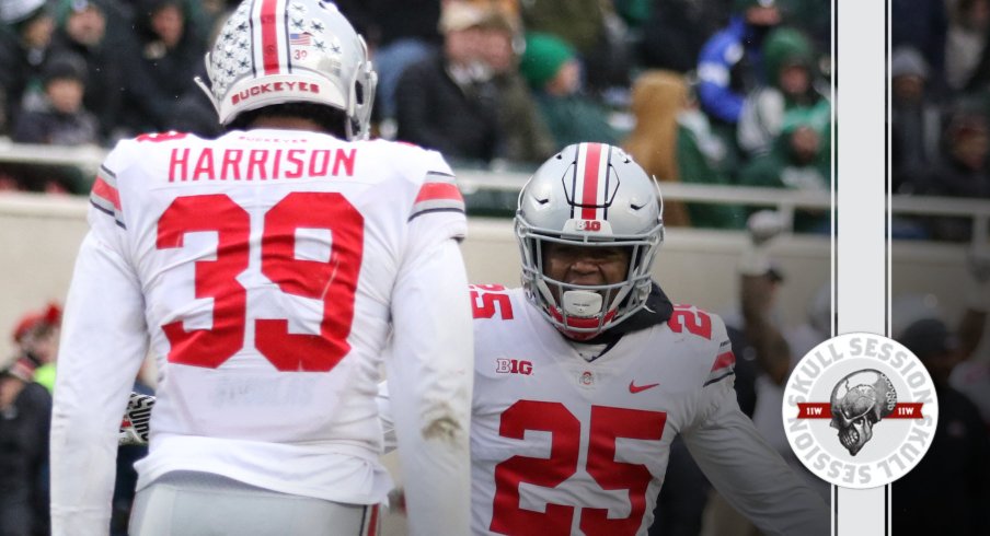 Malik Harrison and Brendon White are happy to be in today's Skull Session.