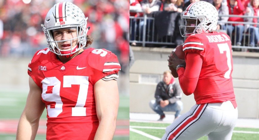 Nick Bosa and Dwayne Haskins