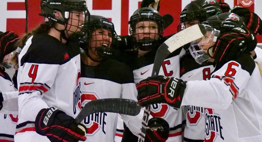 The Buckeye women's hockey seniors went out in style with a 5-1 win over Bemidji.