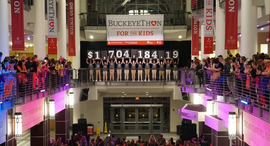 BuckeyeThon Raised 1.7 million for childhood cancer research.