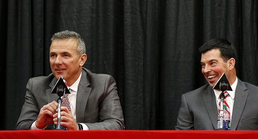 Urban Meyer and Ryan Day