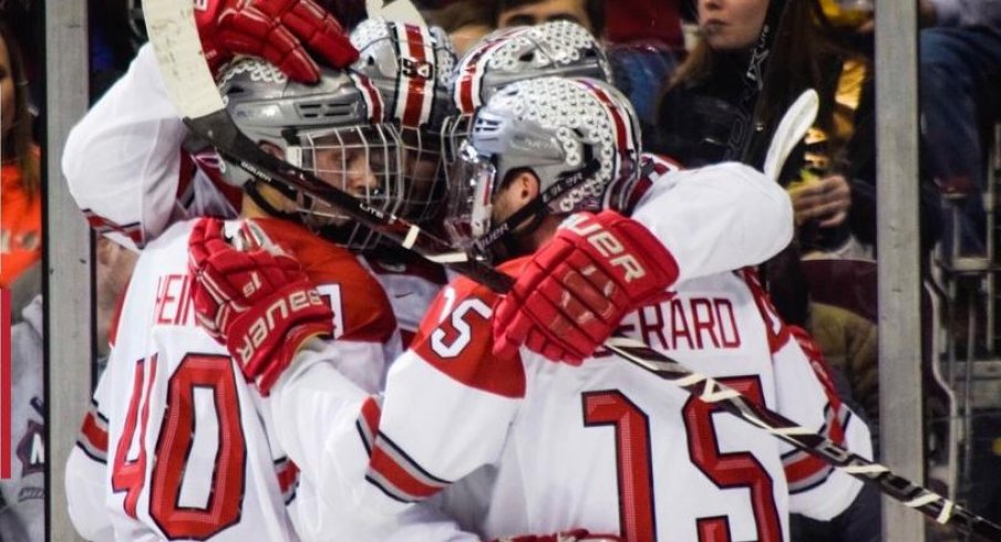 Freddy Gerard led the Buckeye offense in a 5-1 win over visiting Michigan State.