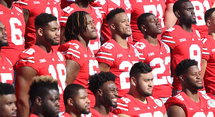 Practices are underway and we grade Ohio State's nine units with the spring game just a month away.