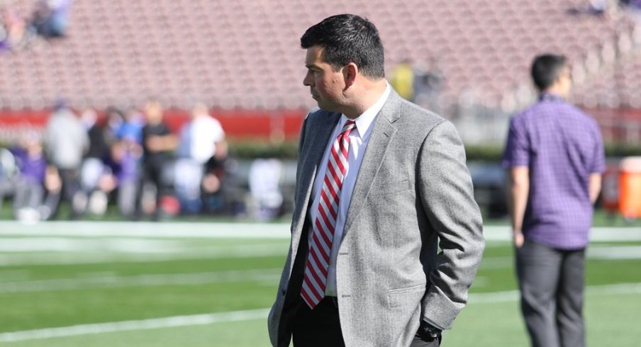 Ohio State head football coach Ryan Day