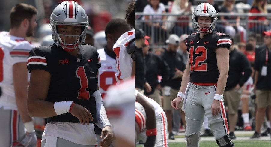 Justin Fields and Matthew Baldwin