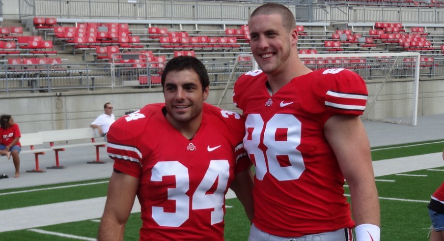 Former Ohio State players Nate Ebner and Reid Fragel