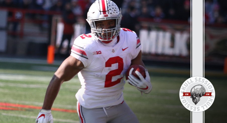 J.K. Dobbins is carrying the rock in today's Skull Session.