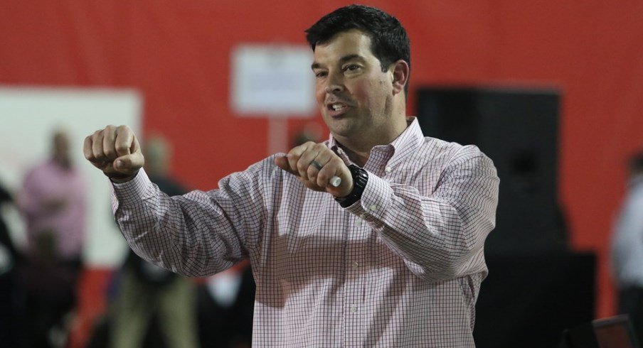 Ohio State head football coach Ryan Day